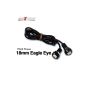 AllExtreme EXEE35R Eagle Eye LED Pilot/Indicator Lamp Strobe Parking Reverse Fog Daytime Light DRL Bulb for Car Bike Scooty (Black, Set of 2)