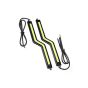AllExtreme EXDRLZ2 White Zigzag Shape Car Daytime Running Light for All Cars (Set of 2)