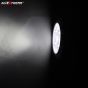 Allextreme EX4LED10 Universal 4 LED Extremely powerful Round Flood Fog Light/Lamp for All Bikes (Silver)