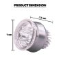 Allextreme EX5FL1 5 LED CREE SMD Auxiliary Fog Lamp Spot Flood Beam Worklight for Cars Motorcycle and Bikes (15W, Multicolor, 1 PC)