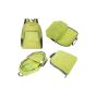 Allextreme Multipurpose Foldable Backpack For Men & Women Lightweight Water Resistant Bag For Occasional Travel, Hiking, Outdoor Tour, Day-To-Day Use (Lemon Green)