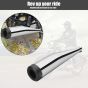 AllExtreme EX067 Black Tail Cobra Model Silencer with Glasswool Compatible for BS3 and BS4 Model Royal Enfield Bullet 350cc and 500cc (Chrome)
