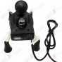 ALLEXTREME EXBM1PH Universal Mobile Mount Cell Phone Holder with USB Charger and 360 Rotation for Motorcycles & Bikes (Black)