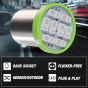 Allextreme EXTG9S3 BA9S LED Parking Light Super Bright 8 SMD Car Interior License Plate Wedge Dome Trunk Dashboard Bulb for Car Bike and Motorcycle (3W, Green, 2 PCS)
