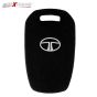AllExtreme EX2KCTI Button Remote Key Shell for Cars Soft & Lightweight Silicone Key Cover for Indica Vista (Black)