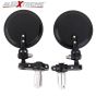 AllExtreme EXBECM2 Side Rear View Convex Mirrors Set (Set of 2, Black)