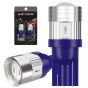 Allextreme EXT106B Universal T10 LED Parking Light 6 SMD Super Bright Interior Pilot License Plate Dome Indicator Lamp Bulb for Car Bike and Motorcycle (2W, Blue, 2 PCS)