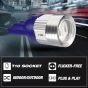 Allextreme EXT106B Universal T10 LED Parking Light 6 SMD Super Bright Interior Pilot License Plate Dome Indicator Lamp Bulb for Car Bike and Motorcycle (2W, Blue, 2 PCS)