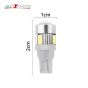 Allextreme EXT106W Universal T10 LED Parking Light 6 SMD Super Bright Interior Pilot License Plate Dome Indicator Lamp Bulb for Car Bike and Motorcycle (2W, White, 2 PCS)