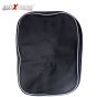 Allextreme PU Leather Bike Seat Cover Thick Cushioning Anti-Slip Water-Resistant Shock Absorbent with Brand Name Design for Royal Enfield