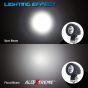 Allextreme 10W Motorcycle Light Mini Tail Cree Auto Led Offroad Lights Fog Lamp for Bicycle Motorcycle Jeep Wrangler Pack of 2
