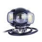AllExtreme EXFSUL1 Motorcycle LED Headlight Super Bright CREE Chip Off Road Driving Fog Lamp for Night Driving (20W, White Light, 1 PC)