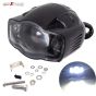 AllExtreme EXFSUL1 Motorcycle LED Headlight Super Bright CREE Chip Off Road Driving Fog Lamp for Night Driving (20W, White Light, 1 PC)