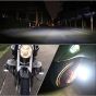 AllExtreme EXFSUL1 Motorcycle LED Headlight Super Bright CREE Chip Off Road Driving Fog Lamp for Night Driving (20W, White Light, 1 PC)