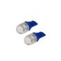 Allextreme EXT10CB Universal T10 LED Parking Light Super Bright Interior Pilot License Plate Dome Indicator Lamp Bulb for Car Bike and Motorcycle (2W, Blue, 2 PCS)