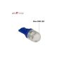 Allextreme EXT10CB Universal T10 LED Parking Light Super Bright Interior Pilot License Plate Dome Indicator Lamp Bulb for Car Bike and Motorcycle (2W, Blue, 2 PCS)