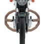 AllExtreme EXHLGR Heavy Duty Metal Leg Guard Front Bike Safety Crash Bar with Wrapped Brown Rope Compatible with BS3 and BS4 Model 350cc and 500cc