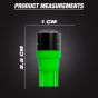 Allextreme EXT104G Universal T10 LED Parking Light 4 SMD Super Bright Interior Pilot License Plate Dome Indicator Lamp Bulb for Car Bike and Motorcycle (1W, Green, 2 PCS)5