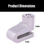 AllExtreme EXMDC1 Heavy Duty Disc Brake Lock Anti Theft Stainless Steel 8mm Pin Wheel Locking Security Lock for Bike and Motorcycle1(Color May Vary)