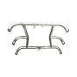 AllExtreme EXSSCGC Heavy Duty Stainless Steel Motorcycle Crash Guard Leg Guard for Bike and Motorcycle (Chrome)