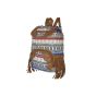 Allextreme Fashion Stylish Backpack/Handbag Cool Vintage Woven Canvas Casual Daypack for Women & Girls Boys Casual Book Bag Sports Daypack (Blue)