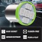Allextreme EXSMD2G BA9S LED Parking Light Super Bright 5 SMD Interior Pilot License Plate Dome Indicator Lamp Bulb for Car Bike and Motorcycle (2W, Green, 2 PCS)