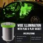 Allextreme EXSMD2G BA9S LED Parking Light Super Bright 5 SMD Interior Pilot License Plate Dome Indicator Lamp Bulb for Car Bike and Motorcycle (2W, Green, 2 PCS)