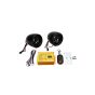 Allextreme EXMPH093 Motorcycle Led Audio Radio Bike Sound System Sd USB Mp3 12V Anti-Theft Alarm System Fm Handlebar Stereo Speaker Multifunction1 (Black)