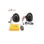 Allextreme EXMPH093 Motorcycle Led Audio Radio Bike Sound System Sd USB Mp3 12V Anti-Theft Alarm System Fm Handlebar Stereo Speaker Multifunction1 (Black)