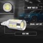 Allextreme EXT10SW Universal T10 LED Parking Light 10 SMD Super Bright Interior Pilot License Plate Dome Indicator Lamp Bulb for Car Bike and Motorcycle (3W, White, 2 PCS)