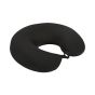 Allextreme Neck Massage Travel Home U Shaped Neck Rest Pillow (Black Without Vibrator)