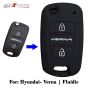AllExtreme EX2KCHB Silicone Key Cover Remote Control Outer Shell Soft Fob Cover Case Protector Cool & Trendy Look (Black)