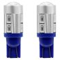 Allextreme EXBA9SBL LED Parking Light Super Bright Interior Pilot License Plate Dome Indicator Lamp Bulb for Car Bike and Motorcycle (3W, Blue, 2 PCS)