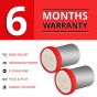 Allextreme EXBA9SG8 BA9S LED Parking Light Super Bright Car Interior License Plate Wedge Dome Trunk Dashboard Bulb for Car Bike and Motorcycle (3W, Red, 2 PCS)