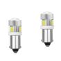 Allextreme EXBA9W2 LED Parking Light Super Bright Interior Pilot License Plate Dome Indicator Lamp Bulb for Car Bike and Motorcycle (3W, White, 2 PCS)