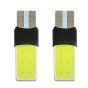 Allextreme EX57T10 Universal T10 LED Parking Light License Plate Interior Indicator Lamp Bulb for Car, Bike & Motorcycle (2 PCS)