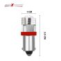 Allextreme BA9S LED Parking Light Super Bright 6 SMD Interior Pilot License Plate Dome Indicator Lamp Bulb for Car Bike and Motorcycle (Red)