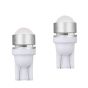 Allextreme EXT10CW Universal T10 LED Parking Light Ceramic Super Bright Interior Pilot License Plate Dome Indicator Lamp Bulb for Car Bike and Motorcycle (1W, White, 2 PCS)