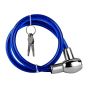 AllExtreme EXHBL1M Heavy Duty Multipurpose Cable Lock for Bike, Luggage, Helmet, Steel Keylock, Anti-Theft (Multicolor)