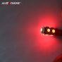 Allextreme EXT10R2 Universal T10 LED Parking Light 9 SMD Super Bright Interior Pilot License Plate Dome Indicator Lamp Bulb for Car Bike and Motorcycle (3W, Red, 2 PCS)