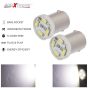 Allextreme EXTT1W2 BA9S LED Parking Light Super Bright 4 SMD Car Interior License Plate Wedge Dome Trunk Dashboard Bulb for Car Bike and Motorcycle (1W, White, 2 PCS)