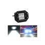 AllExtreme EX6CFL1 Dually Flush Mount 4D Optic Projector Lens CREE LED Fog Light for Truck Jeep Tractors (18W, White Light, 1 PC)