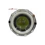 Allextreme EXDRPWB1 High Intensity Led Projector Lamp Stylish Dual Ring COB LED Headlight with Hi/Low Beam and Flasher Function for All Bikes (15W, White & Blue)