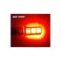 Allextreme EXT10R2R1 Universal T10 LED Parking Light 6 SMD Super Bright Interior Pilot License Plate Dome Indicator Lamp Bulb for Car Bike and Motorcycle (3W, Red, 2 PCS)