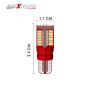 Allextreme EXW5WP2 Universal T10 LED Parking Light 57 SMD Super Bright Interior Pilot License Plate Dome Indicator Lamp Bulb for Car Bike and Motorcycle (5W, White, 2 PCS)