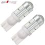 Allextreme EXT10W4 Universal T10 LED Parking Light 6 SMD Super Bright Interior Pilot License Plate Dome Indicator Lamp Bulb for Car Bike and Motorcycle (0.7W, White, 2 PCS)