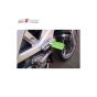 AllExtreme EXFRP2N Universal Bike Foot Rest Heavy Duty Left & Right Engine Guard Mounts Footrest Compatible for Royal Enfield Bullet Harley Davidson Kawasaki Yamaha (Green)