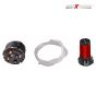 AllExtreme EXCAHS3 Car/Bikes Air Horn with 12 Volt Air Compressor and Attachment Screws and Brackets (Silver)