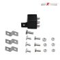 AllExtreme EXCAHS3 Car/Bikes Air Horn with 12 Volt Air Compressor and Attachment Screws and Brackets (Silver)