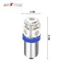 Allextreme EXBA9SB1 BA9S LED Parking Light Super Bright 5 SMD Car Interior License Plate Wedge Dome Trunk Dashboard Bulb for Car Bike and Motorcycle (2W, Blue, 2 PCS)